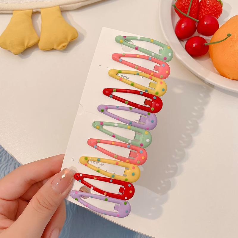 Linda estrella y2g horquilla hembra clip lateral flequillo BB clip horquilla para niños dopamina clip de color tocado