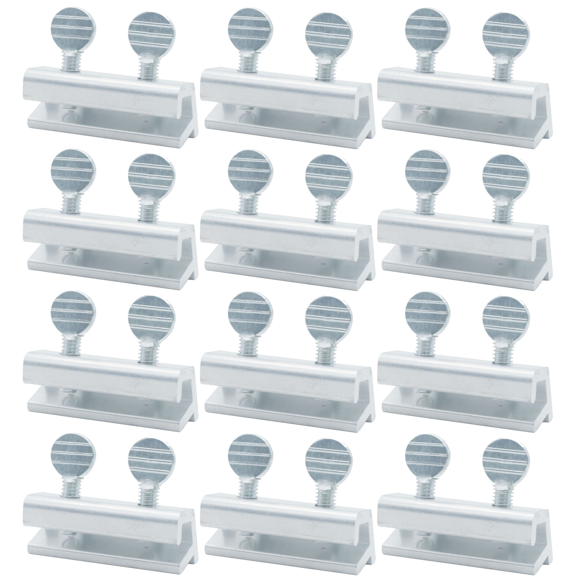 Cerradura de ventana de acero inoxidable de plata de mango redondo transfronterizo cerradura de puerta y ventana sin perforaciones cerradura de puerta corredera protección seguridad antirrobo límite