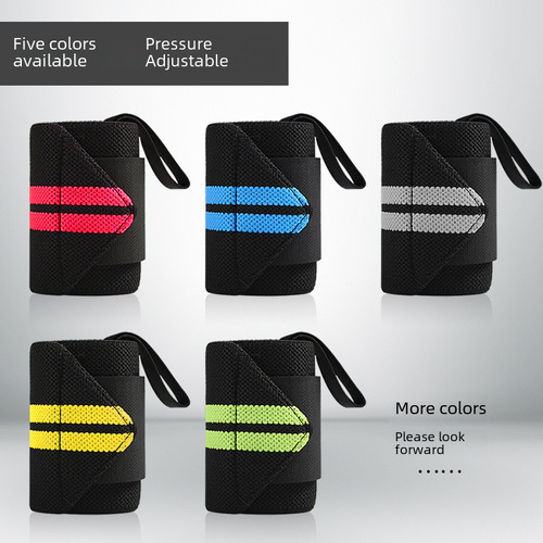 Professional sports fitness bandage-wrapped type wrist support badminton weightlifting dumbbell assistance band wrist guard wholesale