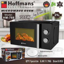 出口Hoffmans微波炉 766  21L Microwave Oven 1pcs/ctn 0.053cbm