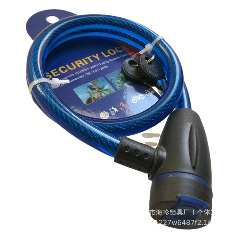 Велосипедный замок горный велосипед с кронштейном проволочный замок Велосипедное кольцо замок трос дорожный велосипед Противоугонный замок оптом