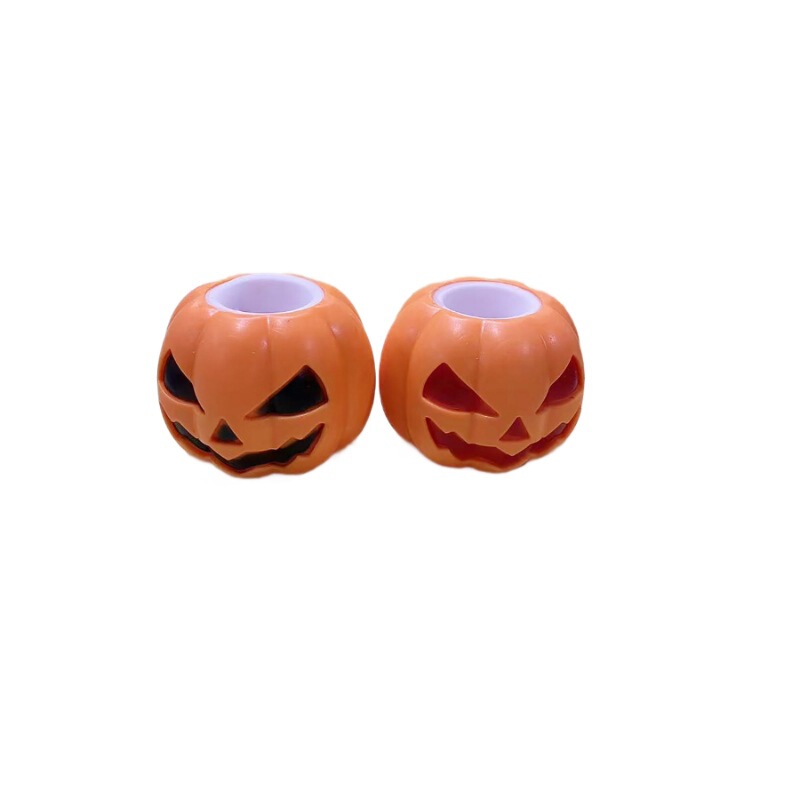 ハロウィンのおもちゃ、面白いカボチャのストレス解消グッズ、光るおもちゃ、面白い幽霊の絞りカップ、卸売|undefined