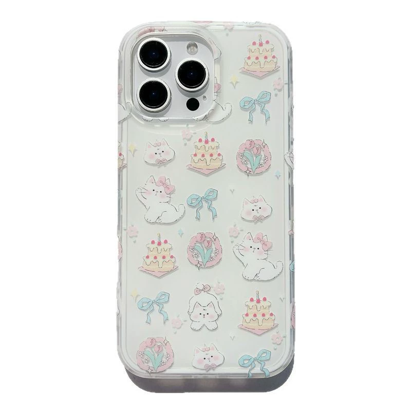 Apple, мультяшный совместимый чехол для iPhone 13 Pro, коты и собаки, 14, 14 Pro Max, 16