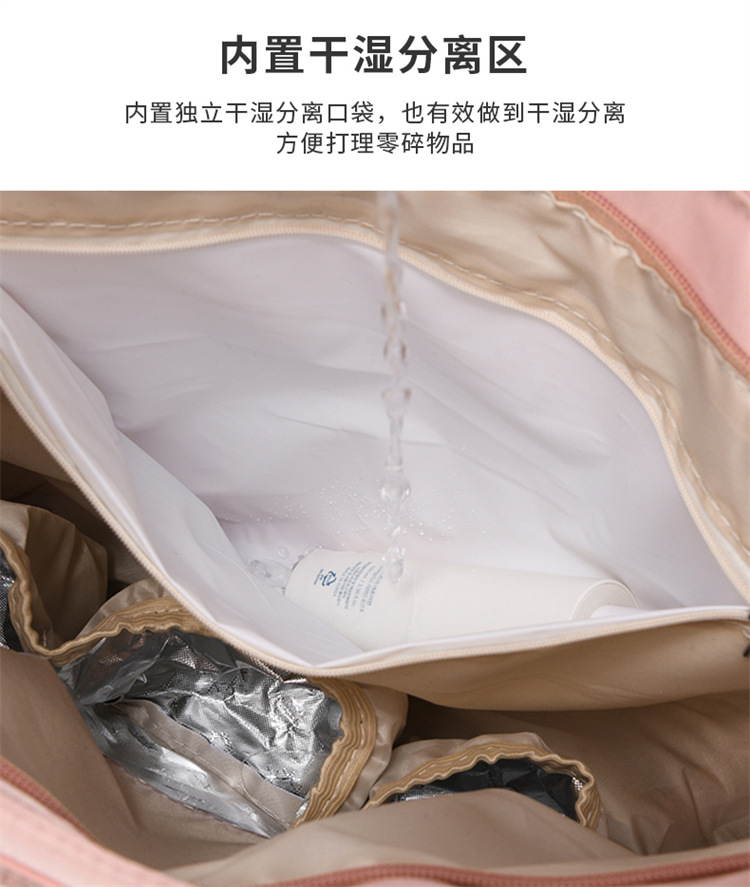 Spring 2025 New Mommy Bag, uniform size baby bottle bag, Spring 2025 single-shoulder bag, travel bag, colorful combination undefined
