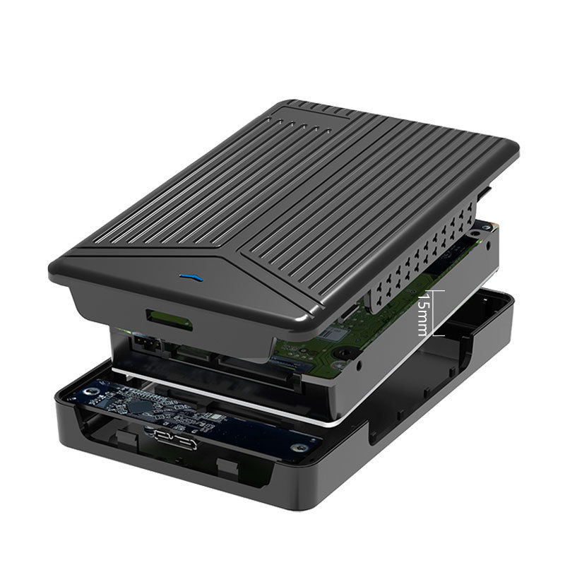 15mm 2,5 pulgadas usb3.0-3,1 SATA caja de disco duro disco de estado sólido portátil caja de disco duro móvil