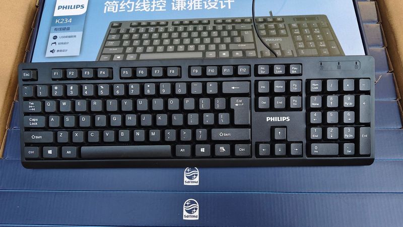 フィリップス SPK6234 有線キーボード ビジネス オフィス ノートブック ホーム ビジネス ビジネス キーボードとマウス セット卸売|undefined