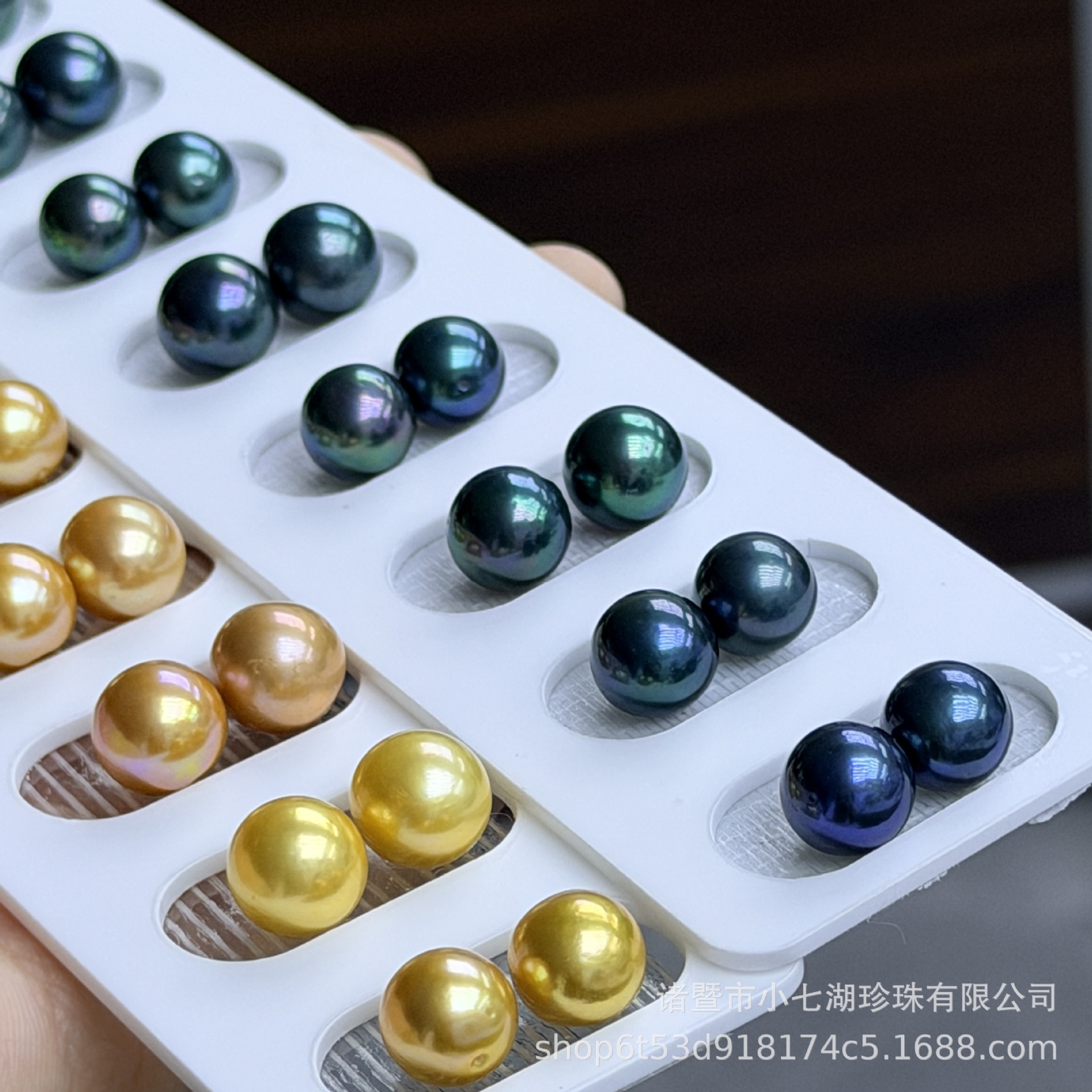 Natural Freshwater Pearls 4A Gold Pearls Loose Pearls 9-16mm Near Round with Slight Blemishes, Color-Enhanced, Suitable for DIY Zhuji
