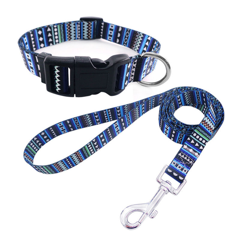 Fuente fabricante de perros de mascotas collar de cuerda de tracción conjunto de perros de tamaño pequeño y medio collar de mascotas perros de gato collar de cuerda de tracción