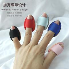 網紅手指粉撲遮瑕水滴氣墊粉撲不吃粉乾濕兩用迷你指尖粉撲