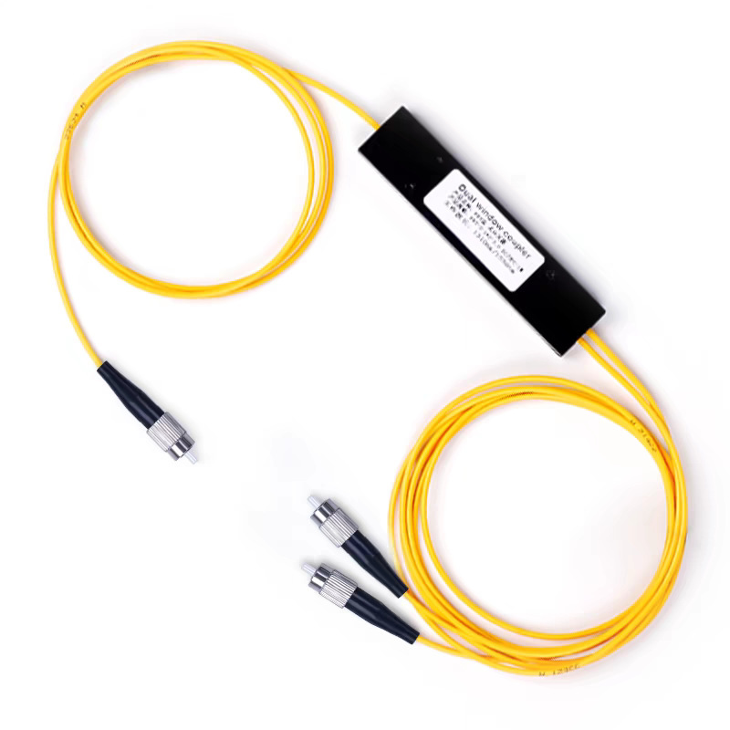 分光器一分二光纤分路器1比2尾纤式SC拉锥式FBT分光器1分2|undefined
