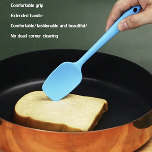 Household Baking Colorful Food-Grade Silicone Cream Spatula Integrated T-Shovel Cake Scraper Scraper Food Supplement Spatula Spoon