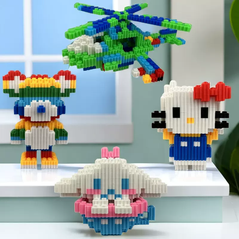 兼容乐高公仔盲盒小颗粒儿童益智拼装立体小玩具摆摊跨境玩具批发