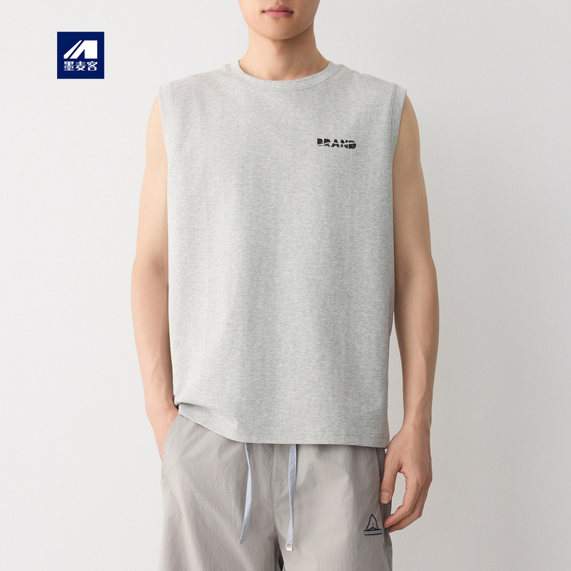 Momaik Men's Street Casual Sleeveless T-Shirt 2026 Summer New Vintage Print Men's Vest 75915 Momaik Men's Street Casual Sleeveless T-Shirt 2026 Summer New Vintage Print Men's Vest 75915