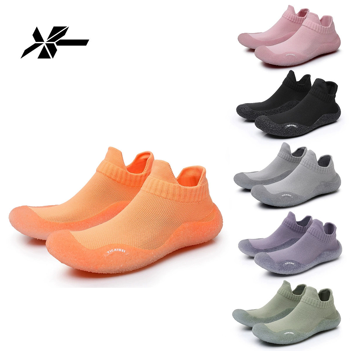 Новые женские быстросохнущие пляжные туфли для трансграничных походов, нескользящая мягкая подошва, обувь для прогулок и походов по рекам, обувь для занятий фитнесом в помещении, обувь для йоги на полу