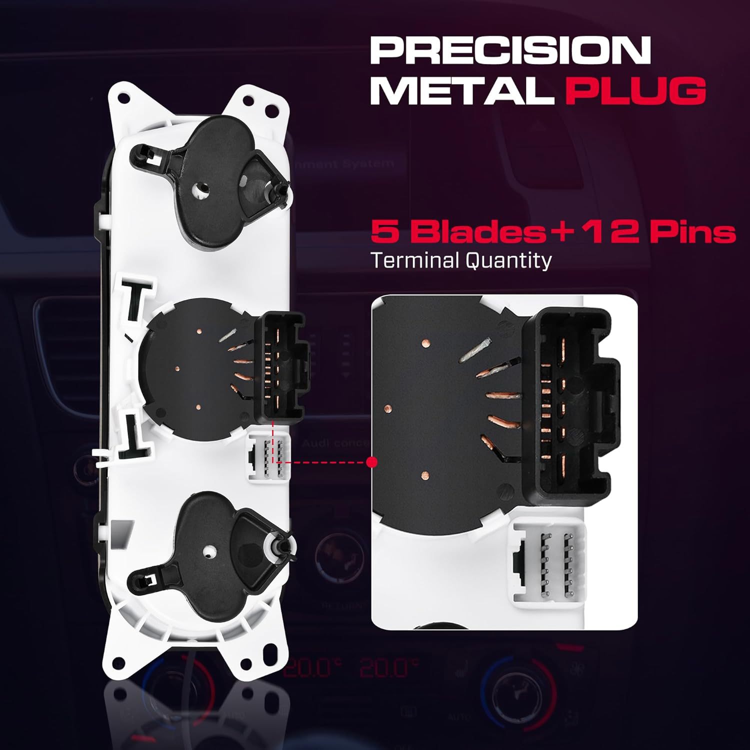 55111840Ae 55111840Ab/Ac/Ad Is Suitable for the Air Conditioning Control Panel of the Jeep Wrangler