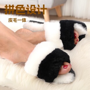 �羳��Ʒƴɫ��ë��ЬŮ�ﶬ��ůëëһ����ƽ�׼Ҿ�Ь�⴩���{��