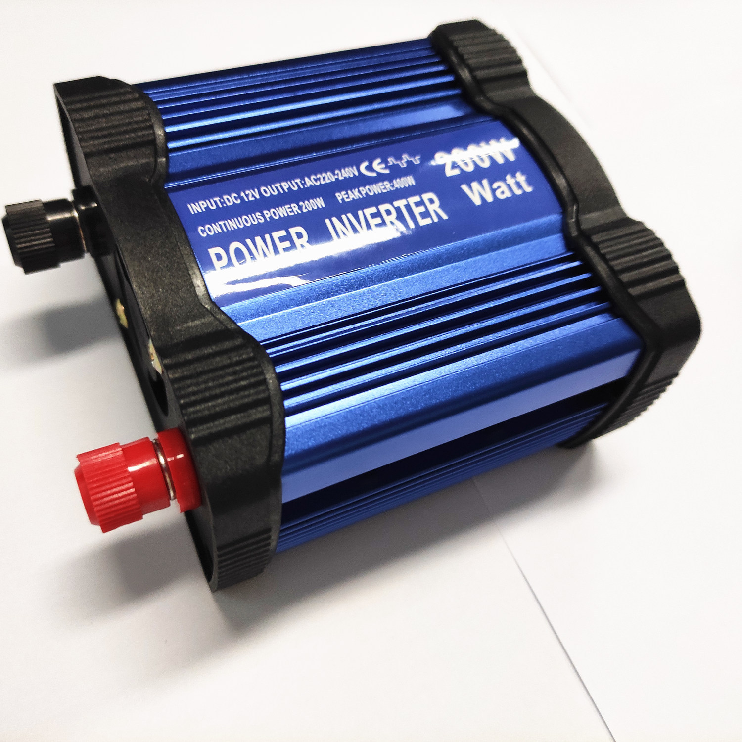 新款 200W逆变器混合直流12V转220V 蓝色小型车载逆变器 LED数显