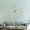 Simple Watch Big Hanging Clock Wall Hanging Creative Creative Hanging Clock Macri DIY CLOCK clock -style wall sticker clock