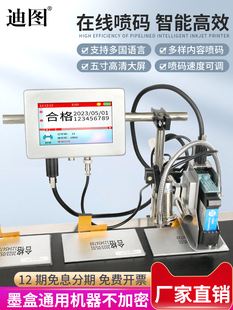 Full-automatic assembly line type 30 large packaging bags automatic inch character large screen coding machine laser machine small 5 spray code