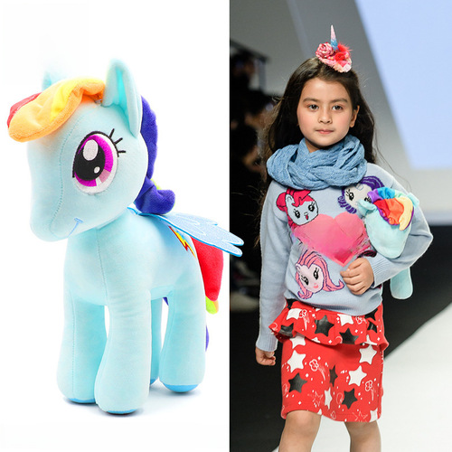 My Little Pony Children's Plush Piggy Bag Toy Girl Sleeping Sofa Cartoon Throw Pillow Cushion Birthday Gift