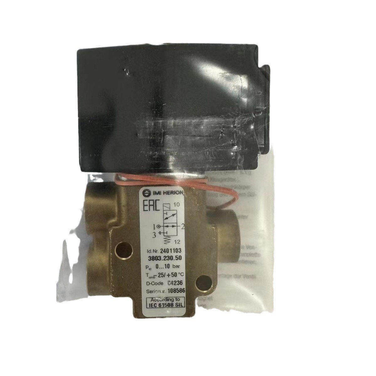 德国海隆HERION,诺冠电磁阀,24011系列, 2401103.3803.230.50
