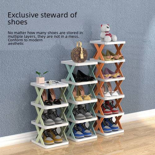  New Home Use Shoe Cabinet Storage Shoe Rack Multi-layer Space-saving Small Shoe Rack Fashion Shoe Cabinet