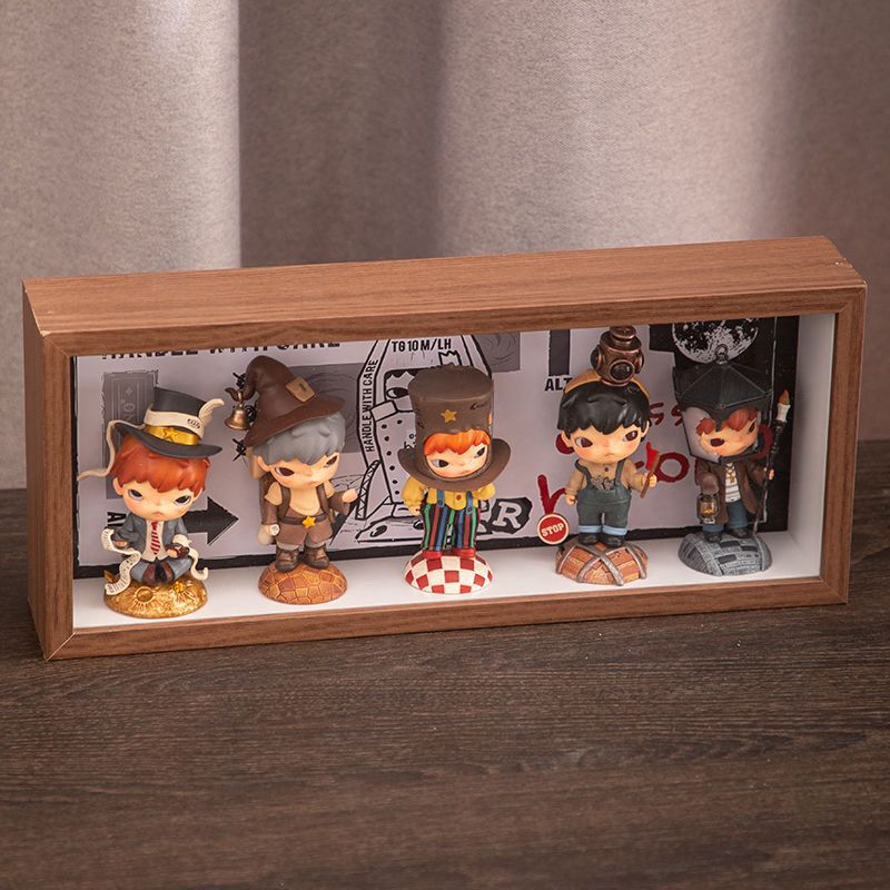 Blind Box Display Box Ono 1-7 Generations 3D Long Strip Photo Frame Hollow Decoration Blind Box Storage Box Display Box Hot Sale