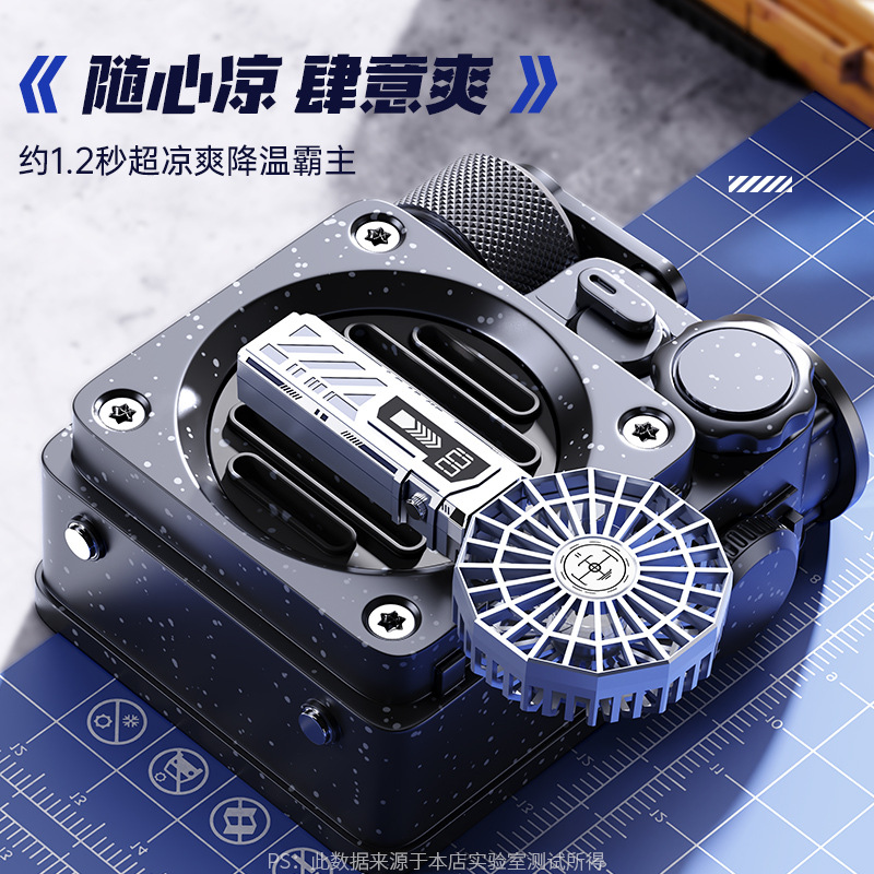 新款usb手持風扇迷你便攜摺疊小風扇數顯辦公室學生小電風扇禮品