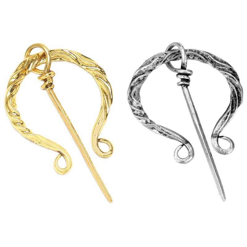 创意复古时尚饰品 维京系列 斗篷披风围巾固定神器 胸针现货批发