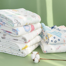纯棉婴儿a类三层纱布柔软吸水宝宝隔汗巾透气做浴巾盖毯包被面料
