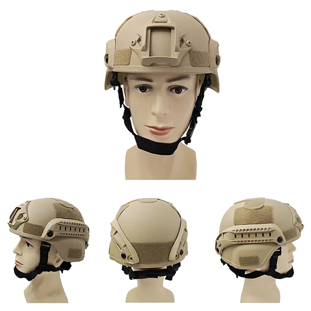 Tactical Helmet Mickey Simple Action Version Rail Military Fan Outdoor Sports Cs Field Mich2000 Cycling Helmet