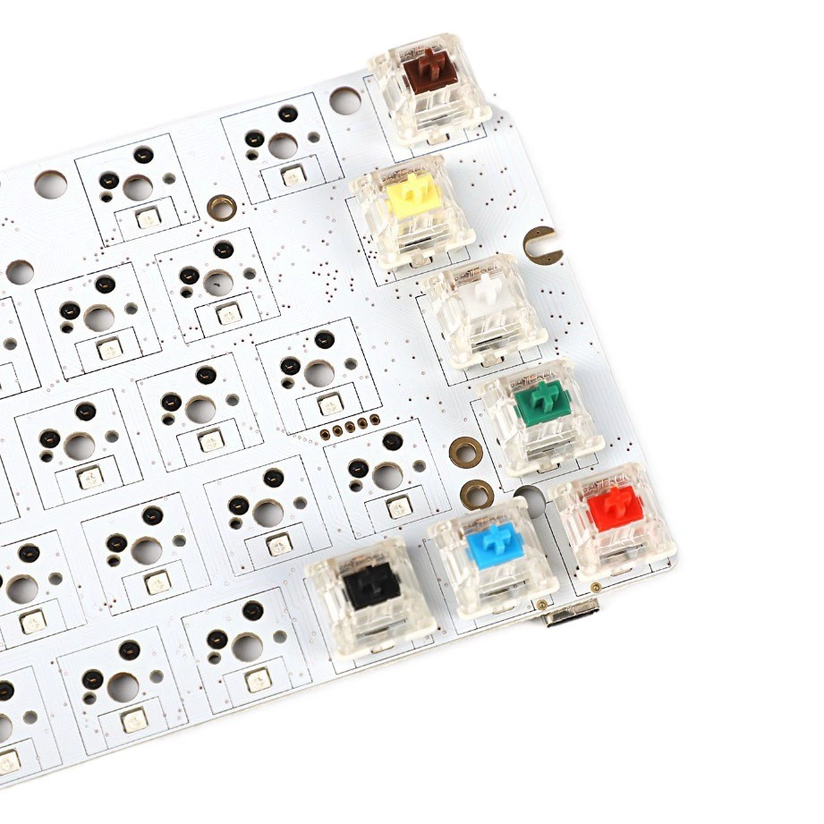 Gateron SMD патч RGB вал горячей вилки вал механическая клавиатура вал CIY Прозрачная крышка вала вал Gateron G вал