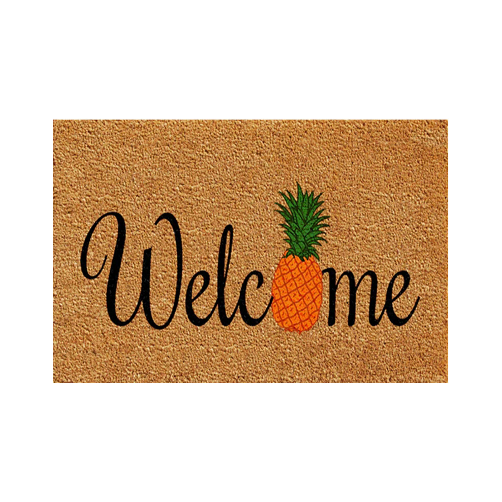 Protiskluzová rohožka do vstupních dveří Pineapple Element, savá rohožka do koupelny a kuchyně_voghion.com