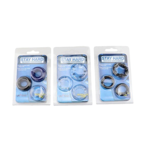 Men's semen locking ring, three-color ring, fun ring, smooth belt with beads, three optional adult sex products wholesale vibrating ring
