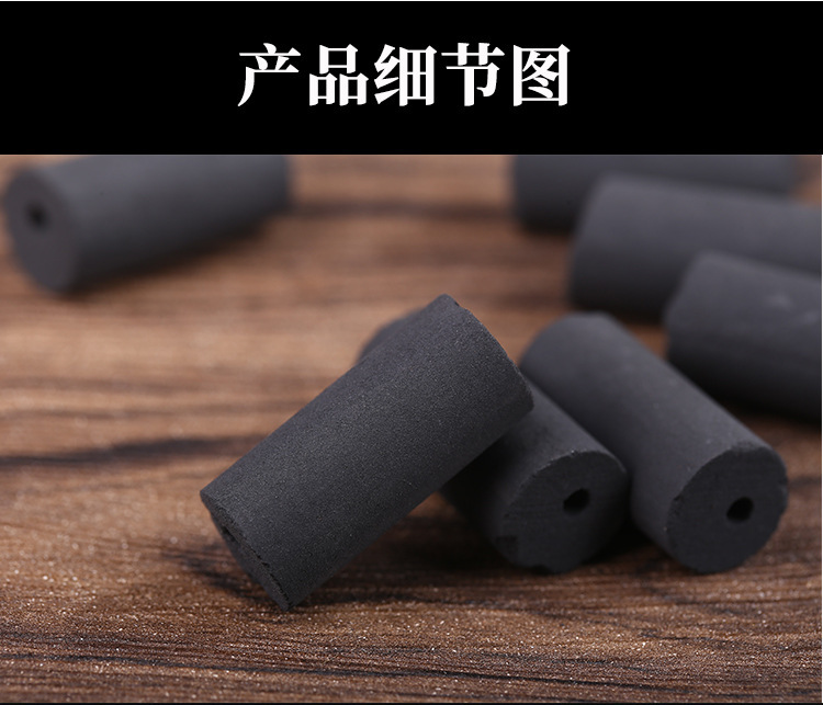 Smokeless Moxa Sticks Ai Zhu 1.8x2.7cm Solid Moxibustion Cones for Body Warming Therapy 54 Pieces in use