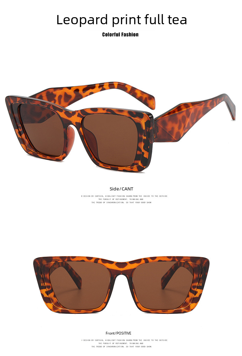 Grenzüberschreitende quadratische Sonnenbrille aus Europa und Amerika 2022 Neue Retro-P-Home-Sonnenbrille in Gelee-Farbe Net Red Sonnenbrille_voghion.com