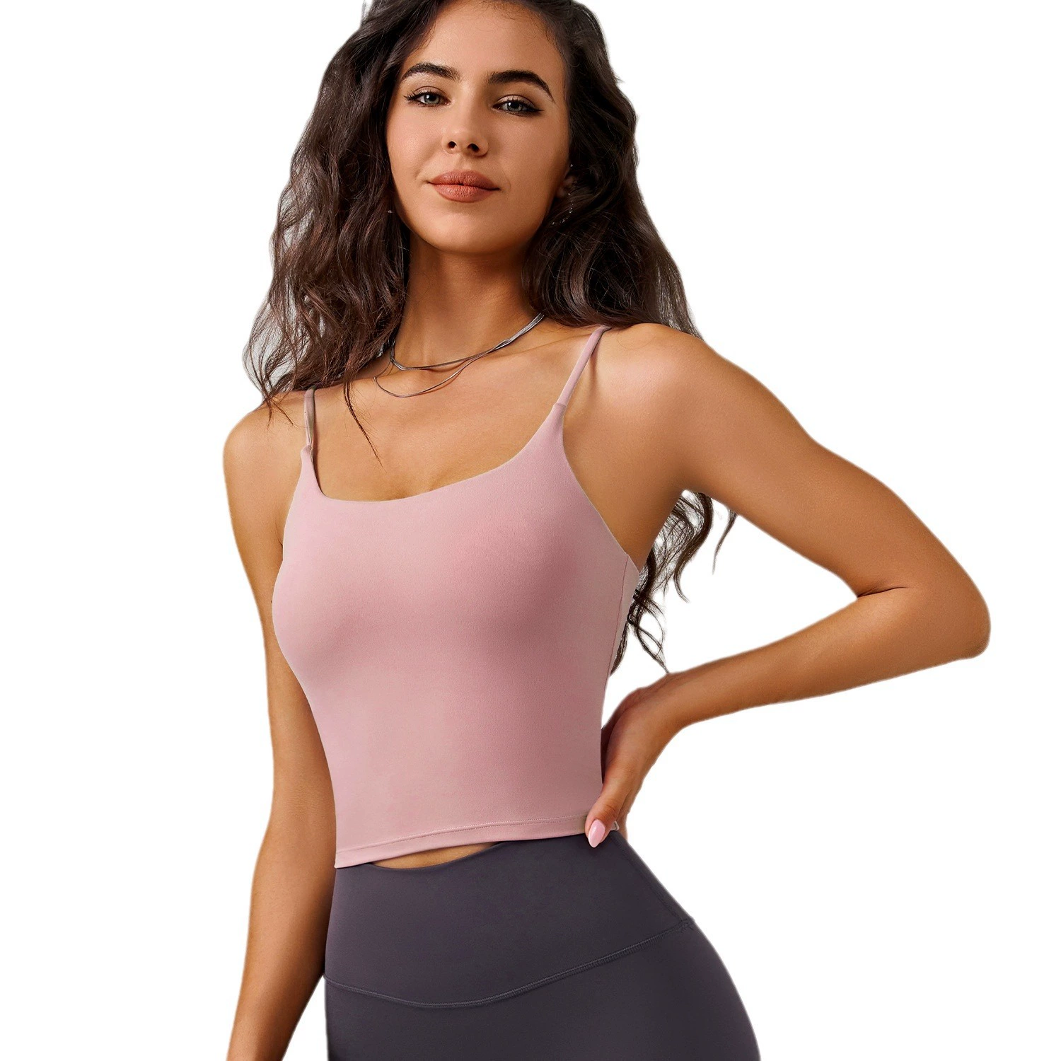 Sports bra, shockproof supporting straps, yoga clothing, tank top, for import