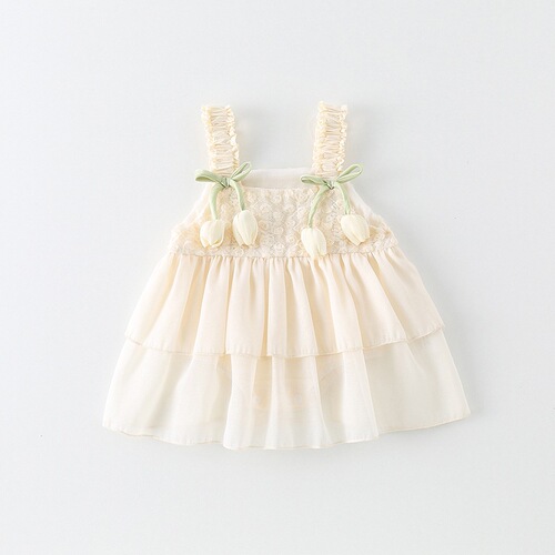 Baby Clothes Summer Puddle Pants Newborn Girl Baby Bodysuit Full Moon 100 Days Princess Puddle Skirt Hairy Summer Outfit