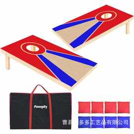 实木沙包户外板套装木制沙包游戏健身器材玉米洞游戏投掷沙包板