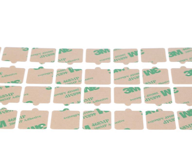 厂家模切定制加工 3m双面胶 耐高温胶 背胶亚克力 3m468胶垫