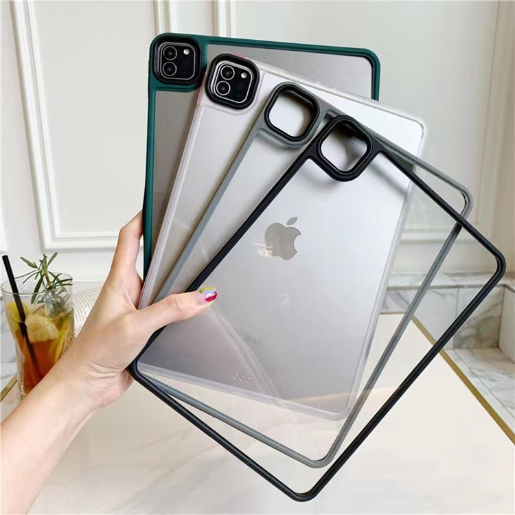 Applicable ipad pro11-inch protective case Air4/5 transparent drop-resistant 10.2 hard case soft edge 12.9 anti-bending bottom case Applicable ipad pro11-inch protective case Air4/5 transparent drop-resistant 10.2 hard case soft edge 12.9 anti-bending bottom case