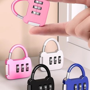 Mini Password Lock Padlock Anti-Theft Suitcase Bag Lock Student Bag Cabinet Drawer Lock