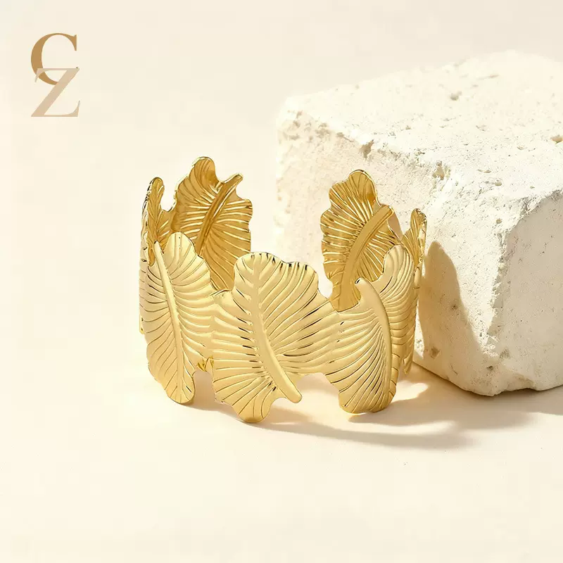 欧美跨境简约时尚冷淡风开口手镯气质高级感轻奢手环百搭手饰批发