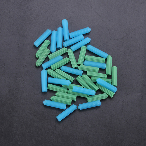Plastic expansion tube bagged rubber stopper rubber granule screw wholesale Earth brand bulk expansion plug M6M8