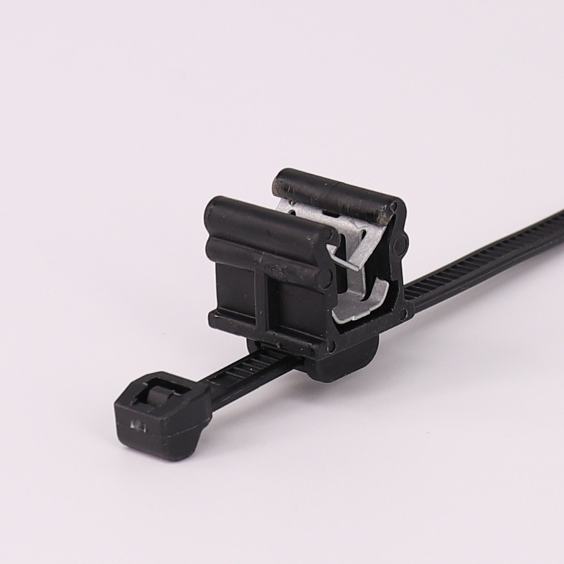 扎带黑色束线带海尔曼太通T30L-PA66HS-BK钣金扎带五菱汽车扎带