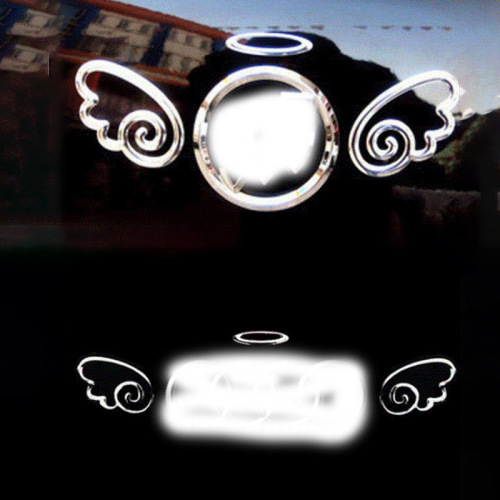 Angel Wings Car Wing Car Decal Metal Car Emblem Decal Body Decoration Sticker Cartoon Personalized Decal Soft Car Sticker
