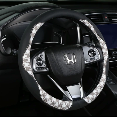 Steering wheel cover Steering Wheel Cover, Car - light-coffee-white-style-38cm