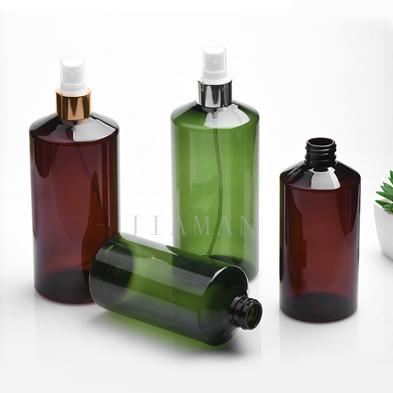 300ml500ml毫升斜肩瓶24口电化铝喷雾头半罩香水喷补水爽肤水喷瓶