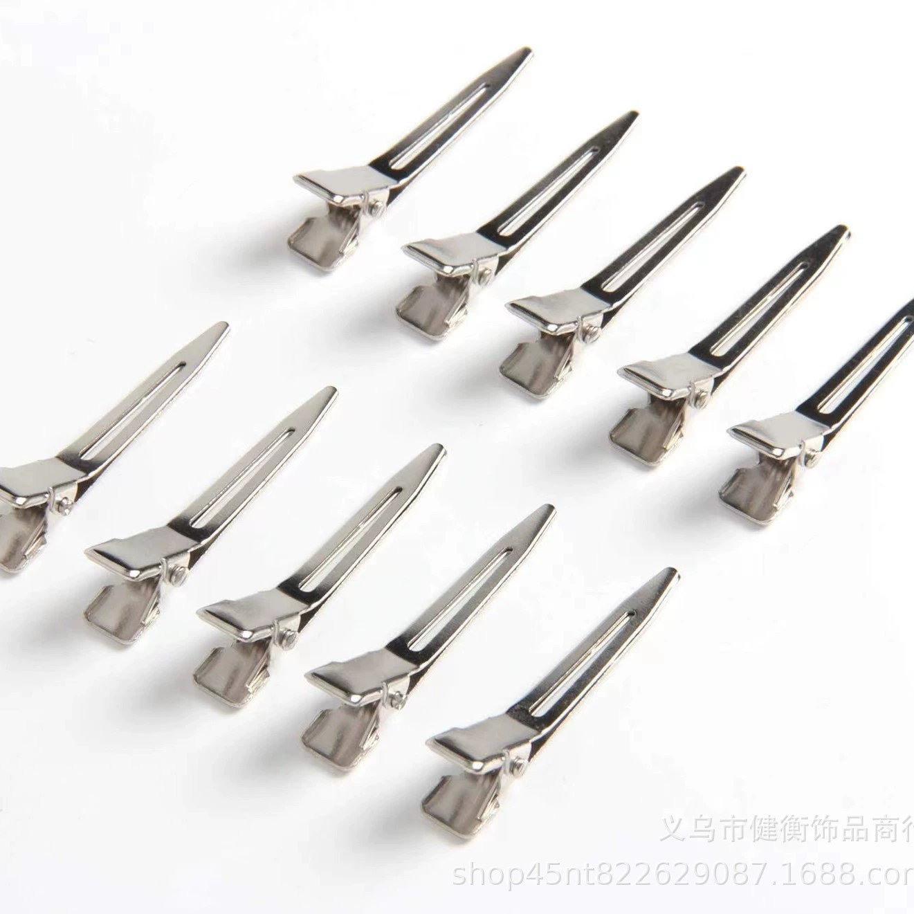 4,5, 5,5 Одиночная вилка Утконос зажим металлический остроконечный Клюв Зажим для волос аксессуары женская заколка для волос заостренный клюв утка зажим Прямая продажа с фабрики