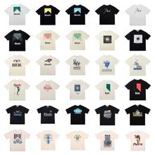 �����߽�Ʒ�ʿ���oversize����װ��ʽ����ӡ��YYZP RHUDE����T��